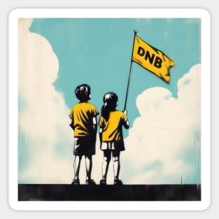 BANKSY DNB Sticker